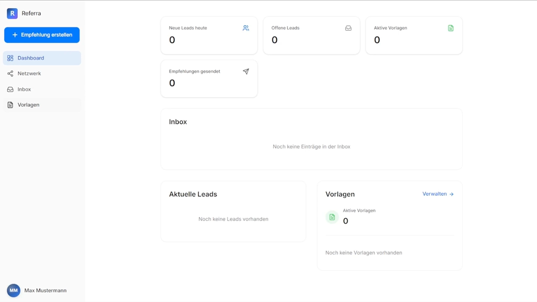 Referra App Screenshot